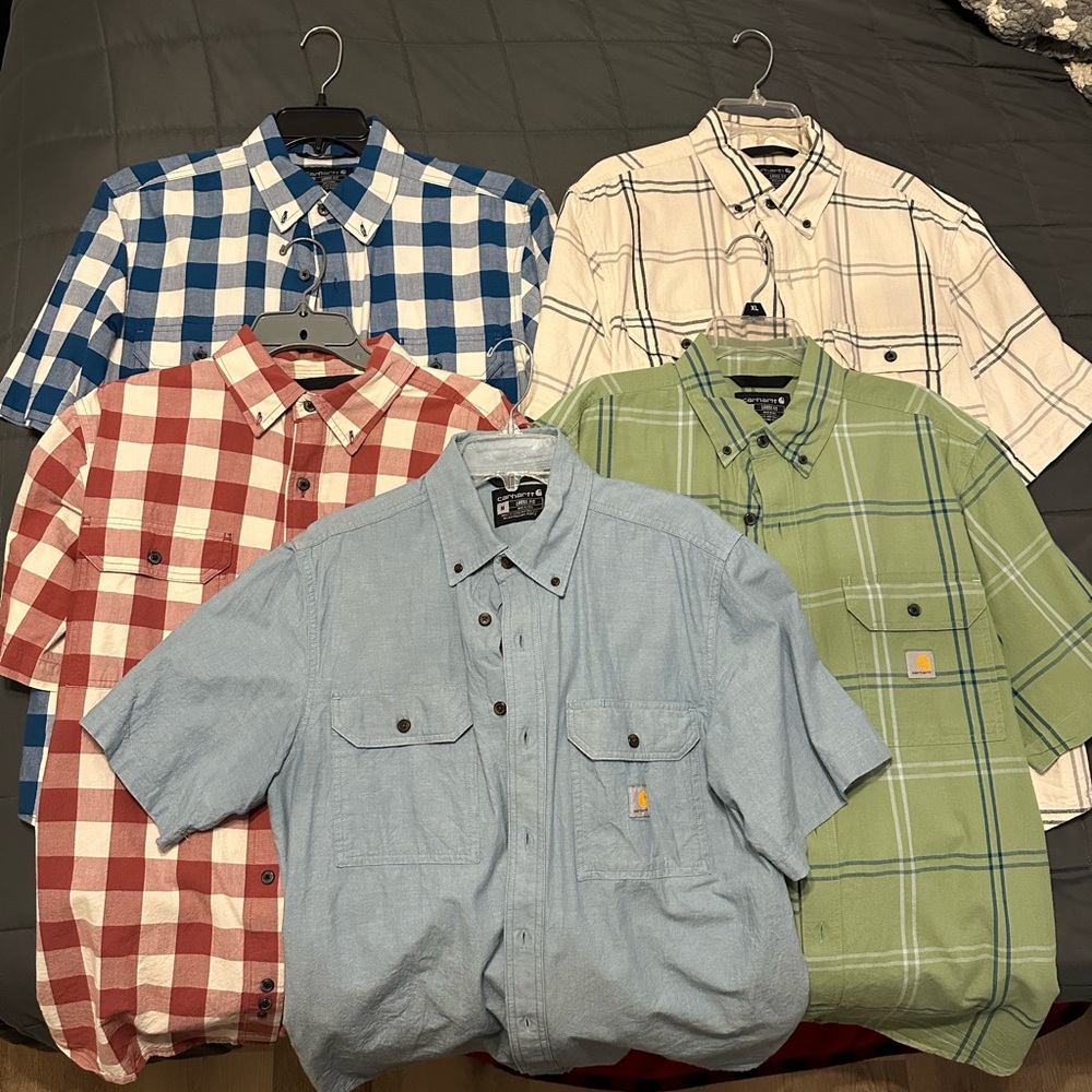 Carhartt Short Sleeve Button Down Shirts (5)